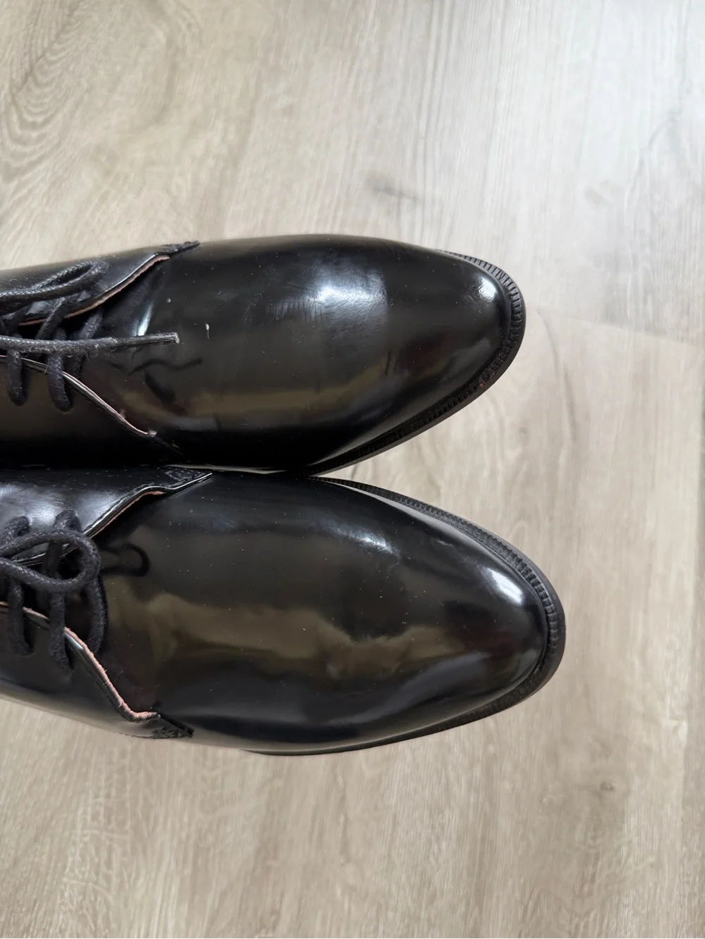 Madewell Black patent leather Oxford Shoes 8